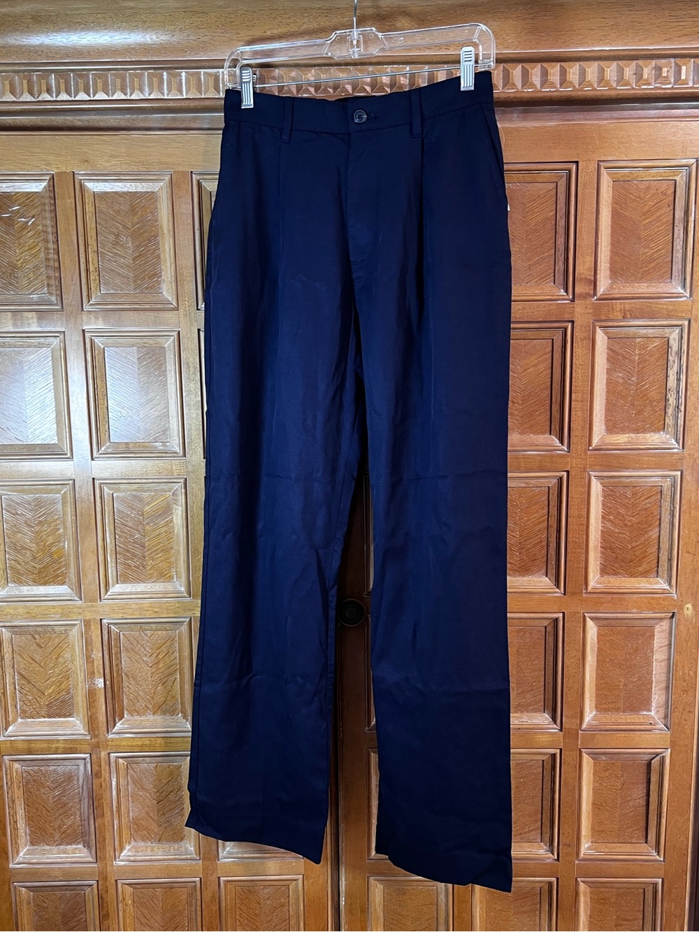 GAP 90s Loose Pants XS 30x30 Navy Wide Leg TENCEL Lyocell Casual Trousers